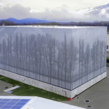 Rivestimento in alluminio di un prefabbricato